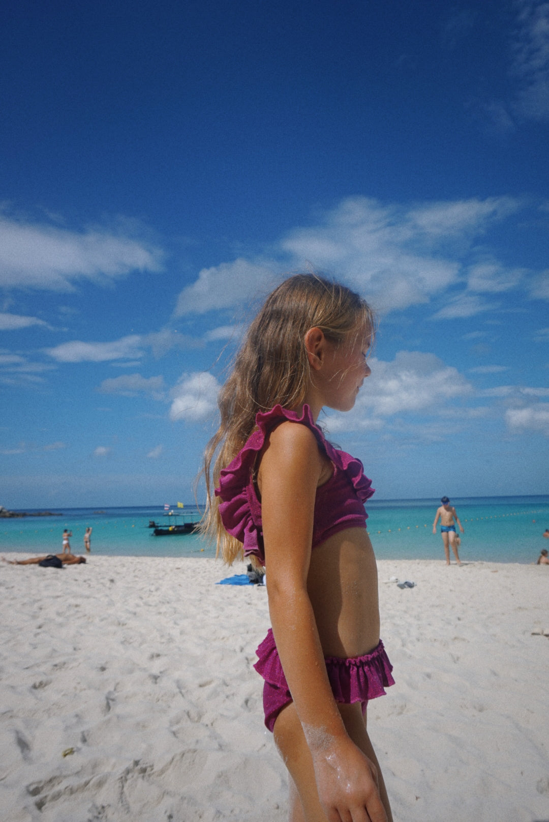FUCHSIA SPARKLE BIKINI