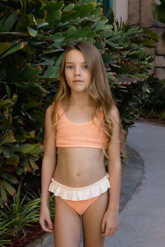 PEACH/CREAM BIKINI